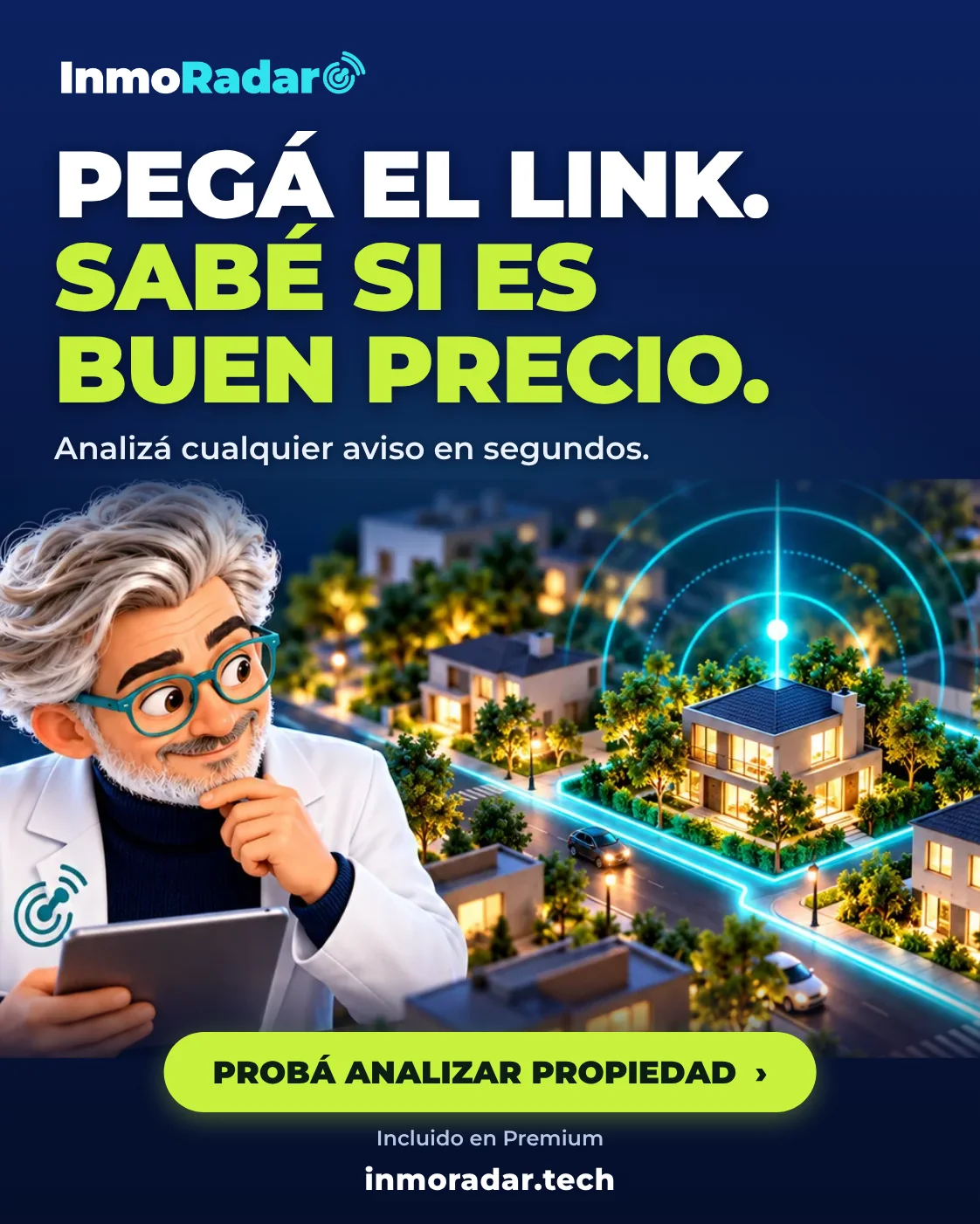 Analizar propiedad: sabé si es buen precio